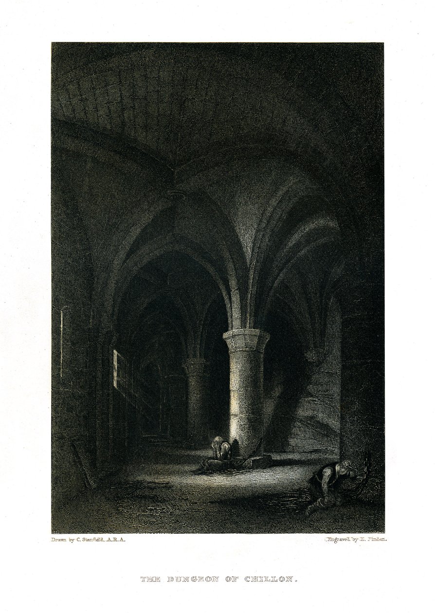 Fangen fra Chillon af Unbekannter Künstler