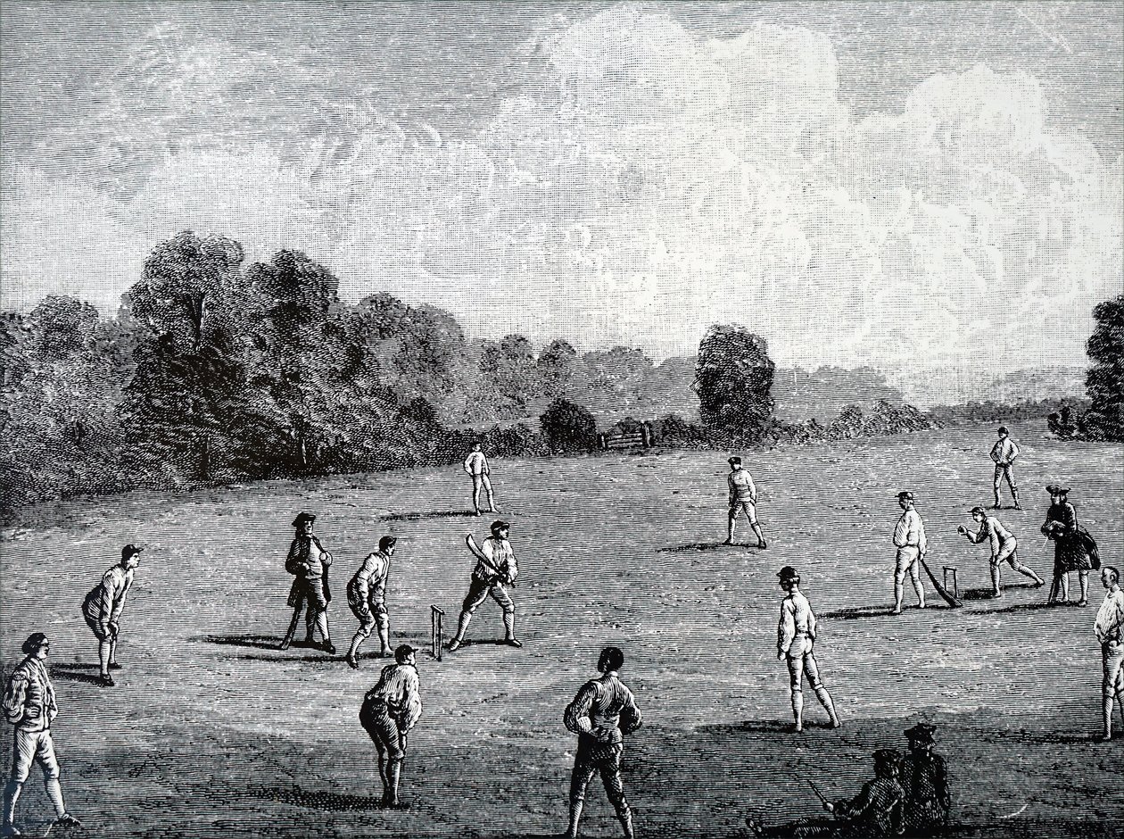 Royal Academy Club spiller cricket af Unbekannt