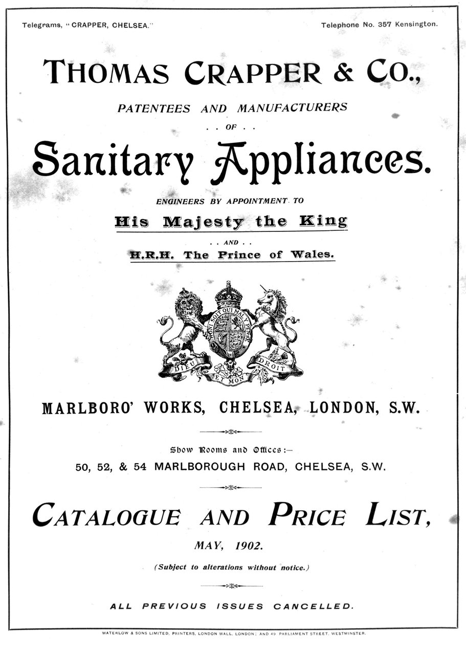 Kataloget over Thomas Crapper and Company Kataloget over Thomas Crapper and Company af Unbekannt