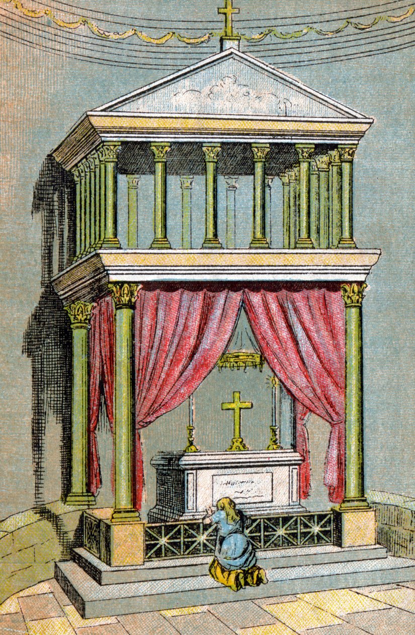 Sankt Martins grav, ca. 1900 (illustration) af Unbekannter Künstler