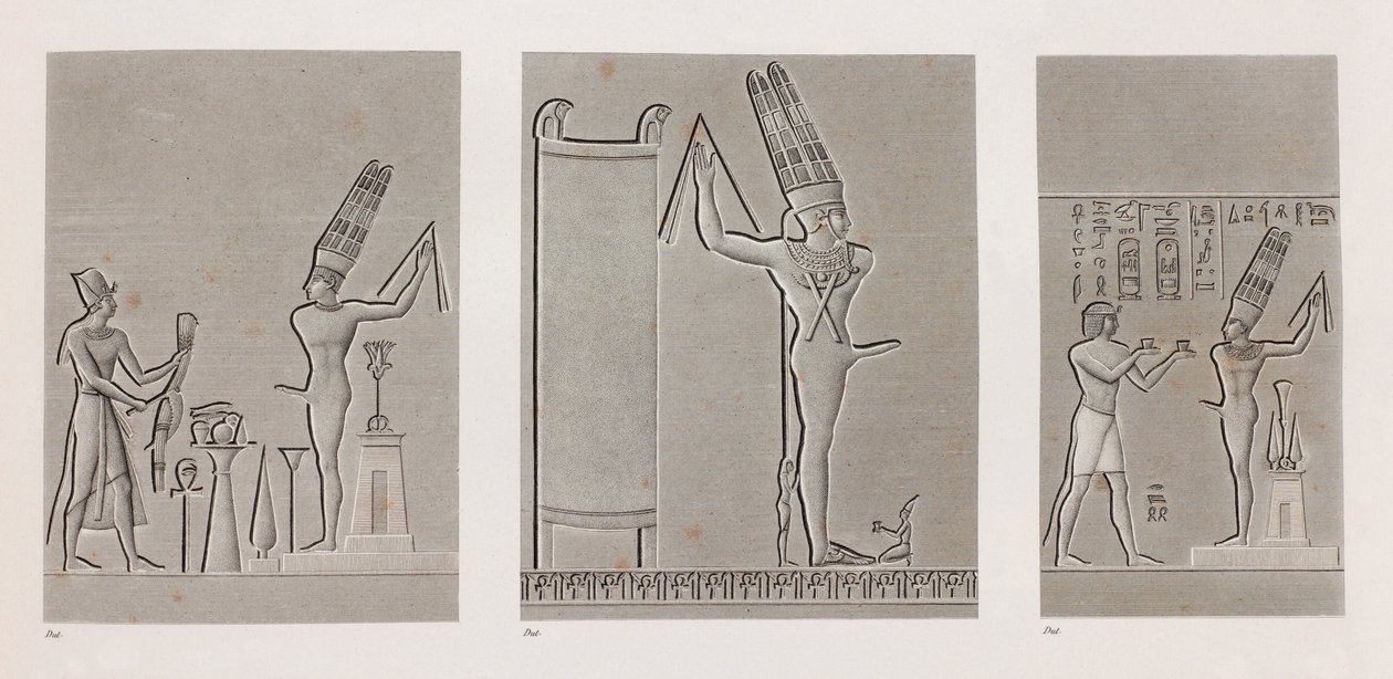Theben, Karnak nærbillede serie af Unbekannt