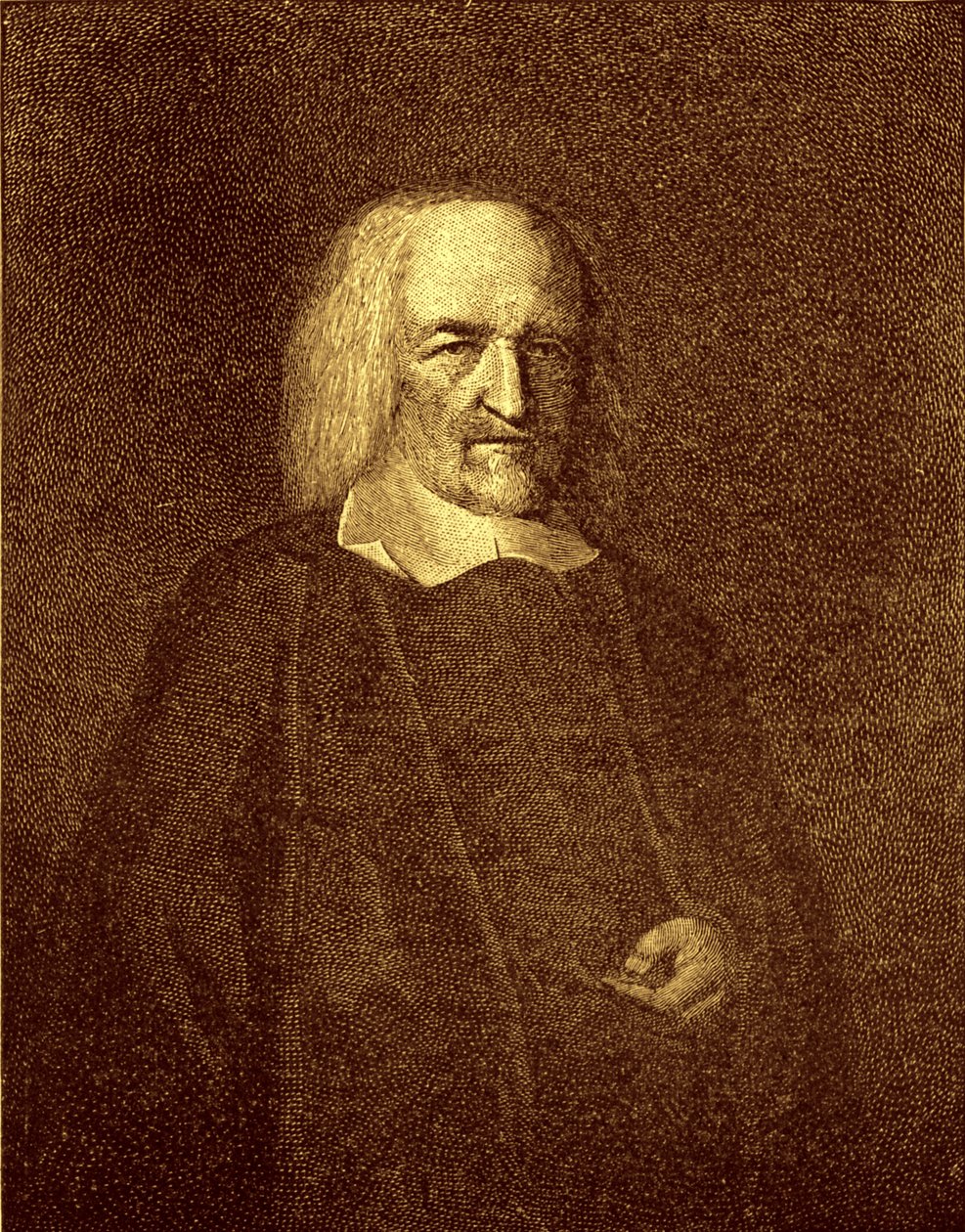 Thomas Hobbes (gravering) af Unbekannter Künstler