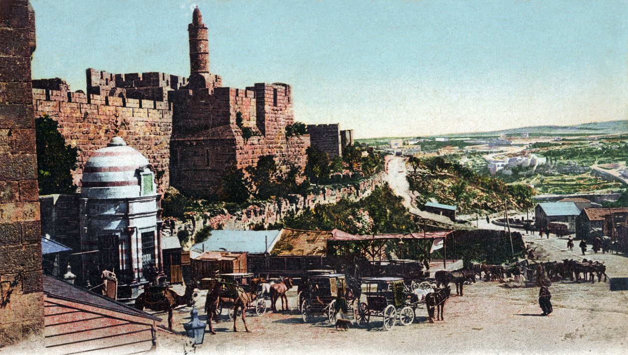 Davids tårn, Jerusalem - Bibelen af Unbekannter Künstler