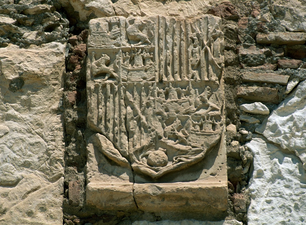 Tower of Homage, Alcazaba i Almeria, Andalusien. Detalje. af William M. Timlin