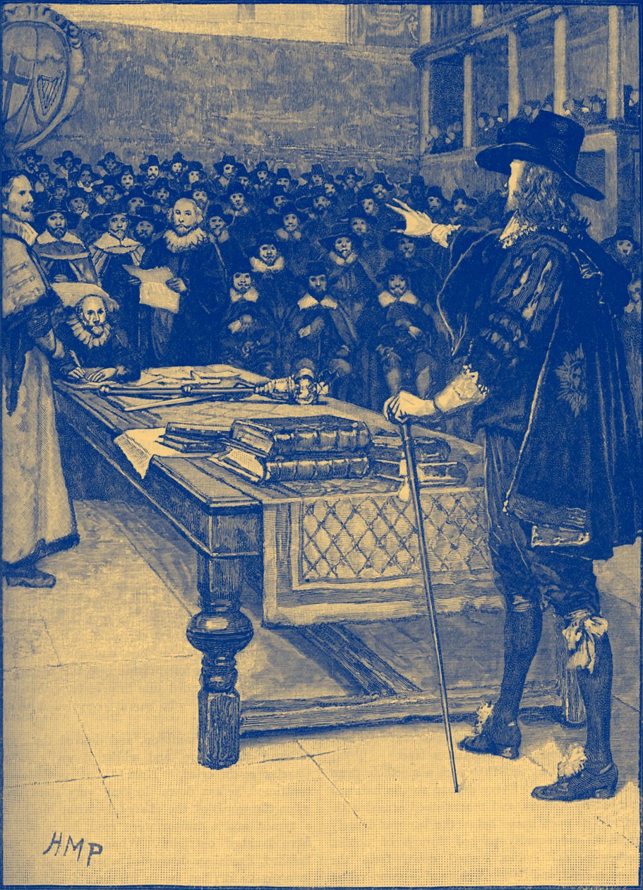 Retssagen mod Charles I af Unbekannter Künstler