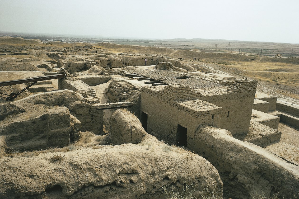 Turkmenistan. Ruinerne af Nisa. UNESCO