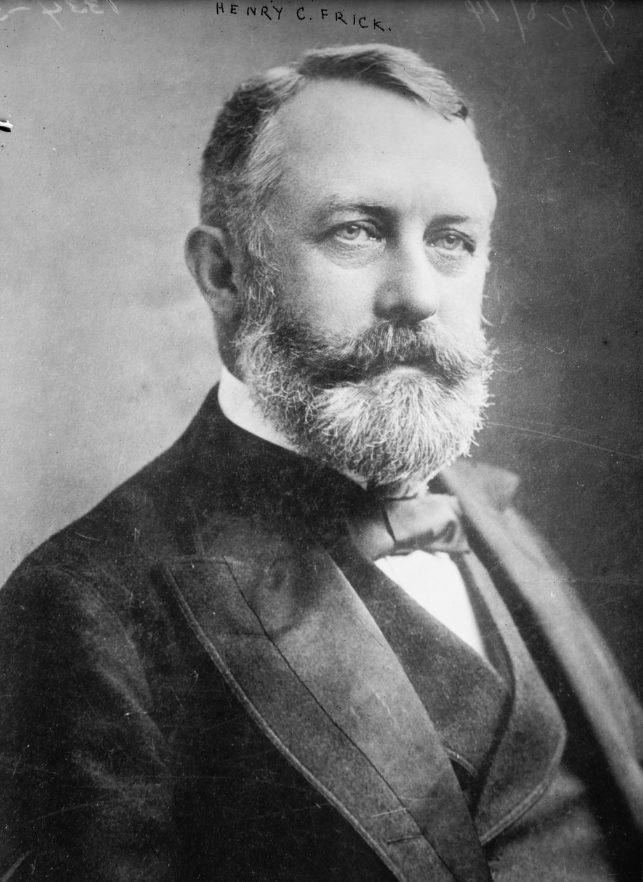 Udateret billede af Henry C. Frick (s/h-foto) af Benjamin Baud