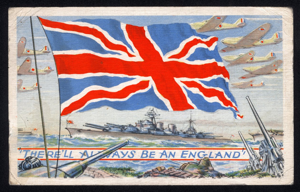 Storbritannien: Et patriotisk postkort produceret i Canada under Anden Verdenskrig af C.L.C. af Unbekannt
