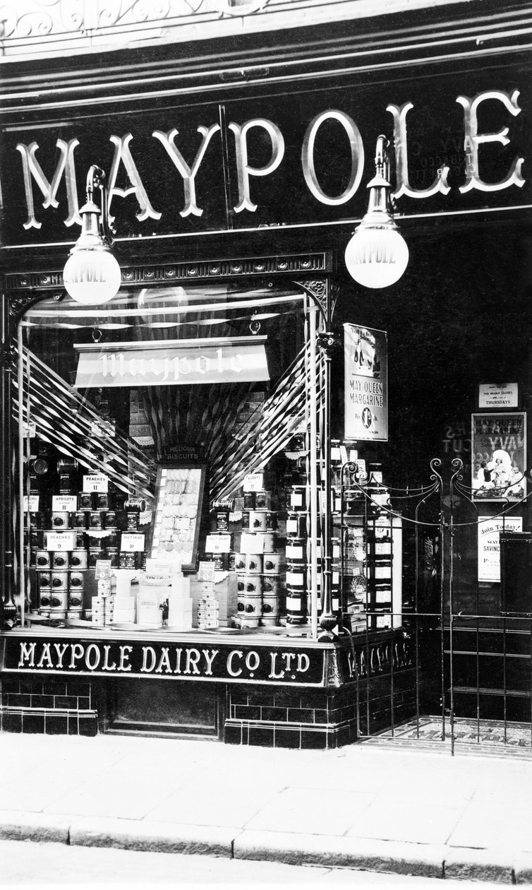 Storbritannien: Maypole Dairy Shop i Bank Street af Unbekannt