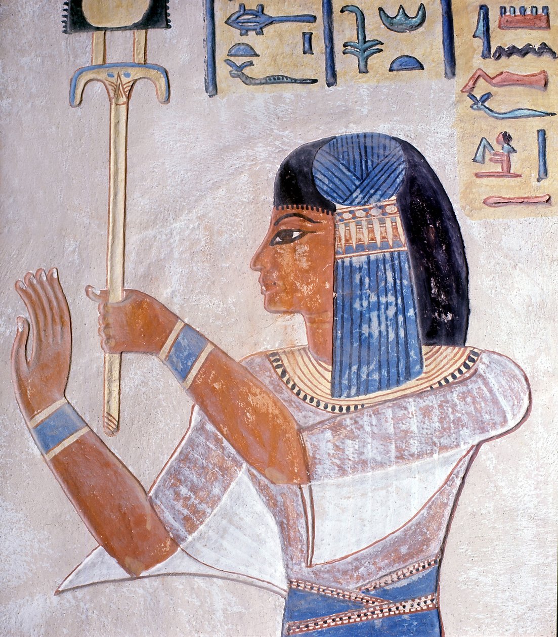 Valley of the Queens, en søn af RAMSES II. Stedet i Luxor, Egypten. af Leopold Blonder