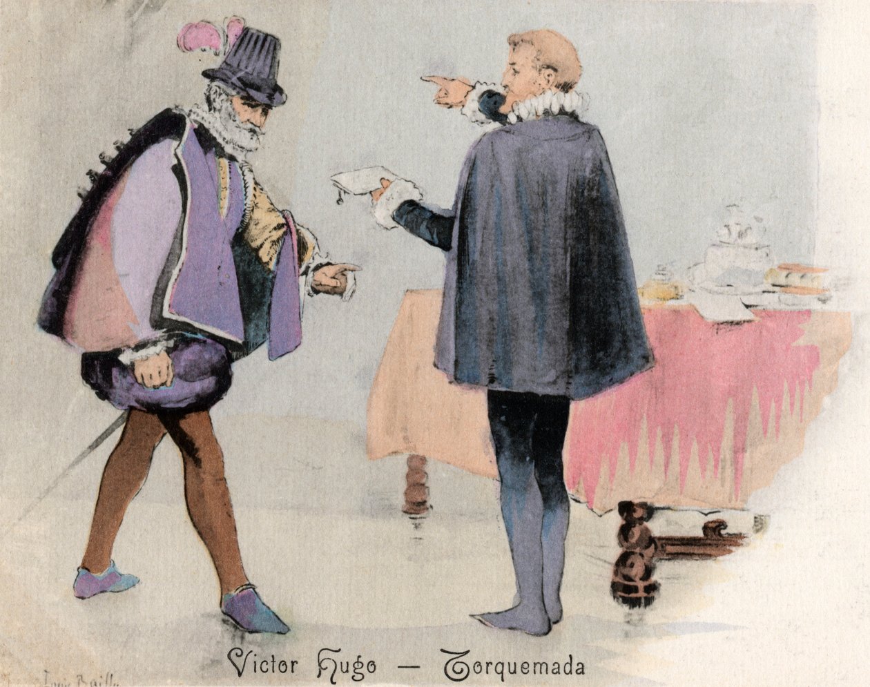 Victor Hugo - illustration af Unbekannter Künstler