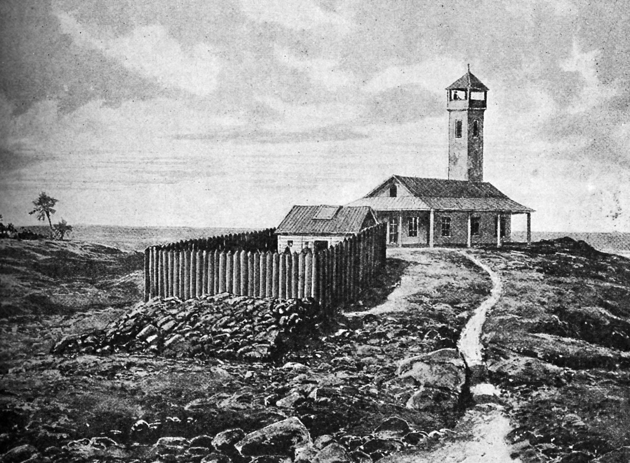 Udsigt over Djævelens ø af Unbekannt