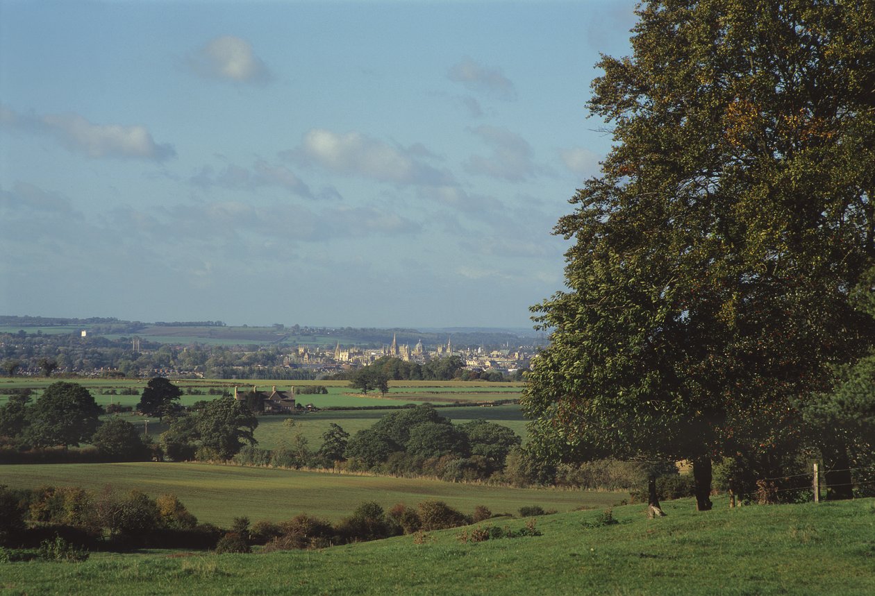 Udsigt over Oxford fra Boar