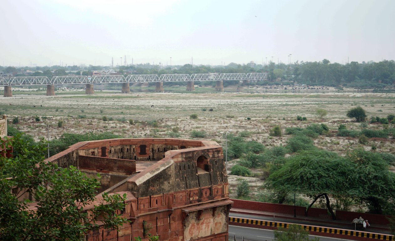 Udsigt over Agra Fort, 2000 af Unbekannter Künstler