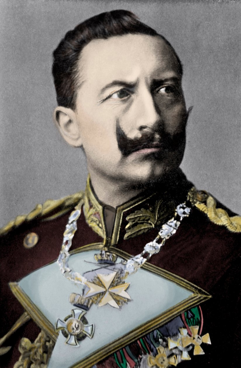 Wilhelm II , tysk kejser fra 1888 - 1941 af Unbekannter Künstler