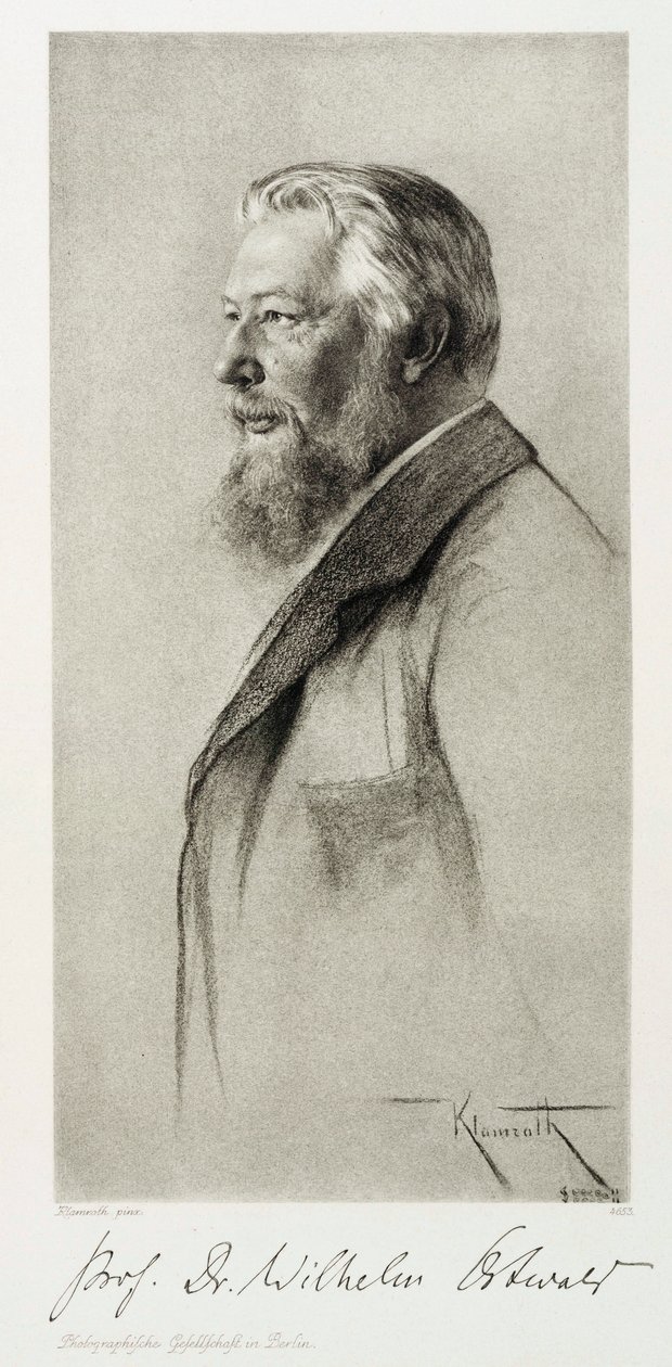 Wilhelm Ostwald, lettisk kemiker, ca. 1910 af Unbekannt