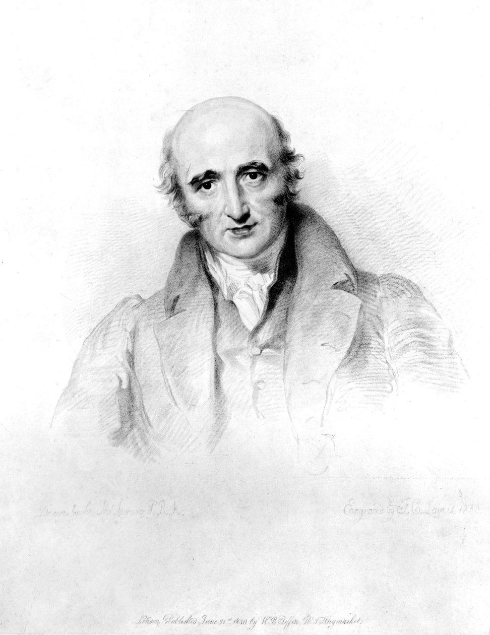 William Hyde Wollaston, engelsk kemiker og metallurg, c 1820