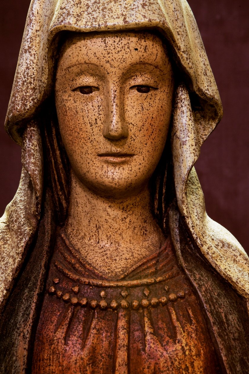 Træstatue af Saint Anne, Rennes, Ille et Vilaine, Frankrig (billedet) af Unbekannt