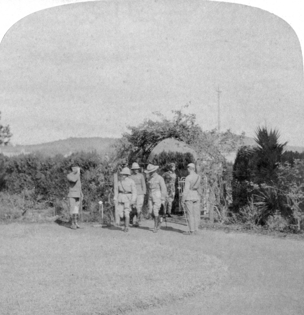 Feltmarskal Lord Roberts og generalmajor Baden-Powell, Pretoria, Sydafrika, 1901. af Underwood and Underwood