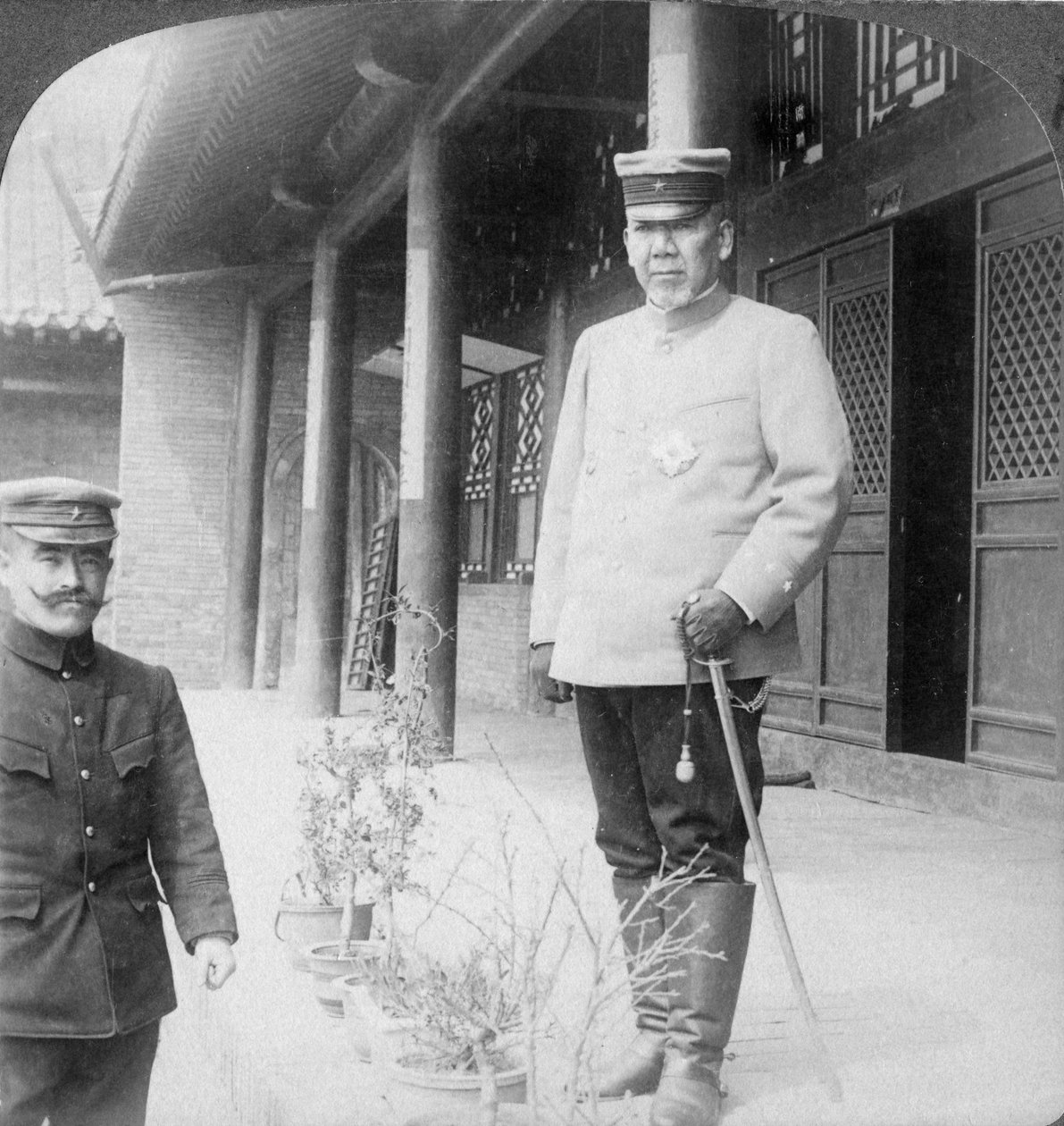 Feltmarskal Marquis Wama Yao, japansk soldat, Mukden, Manchuriet, 1906 af Underwood and Underwood