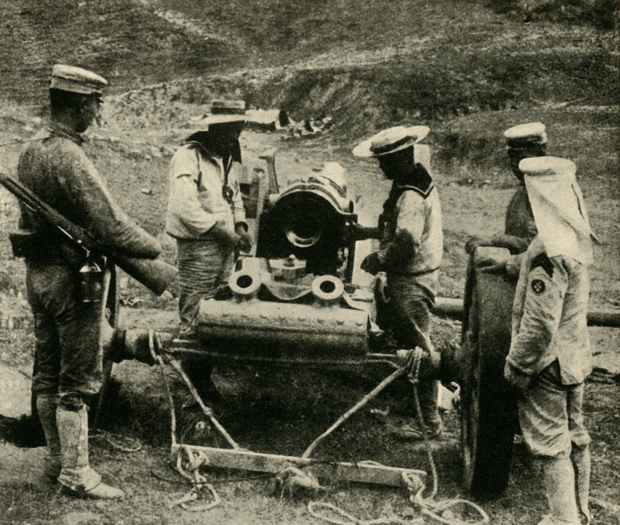 Vores allierede i Fjernøsten: Japanske sømænd..., 1914-1918, c1920. af Underwood and Underwood