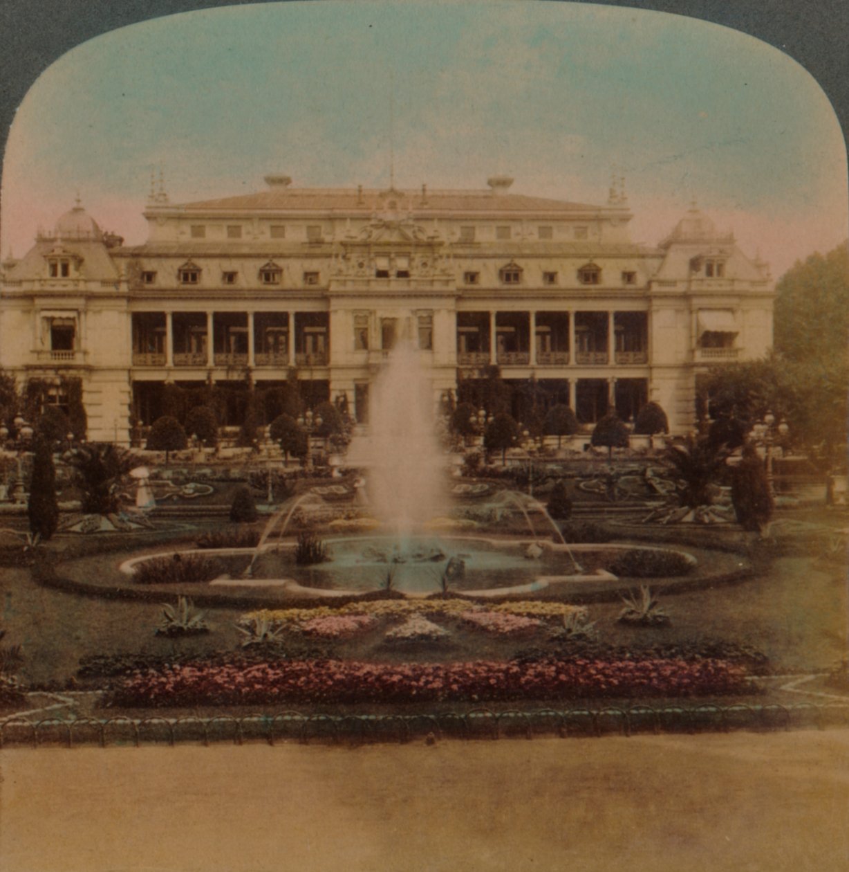 Palm Gardens, Frankfort, Tyskland, 1894. Kunstnere: Elmer Underwood, Bert Elias Underwood. af Underwood and Underwood