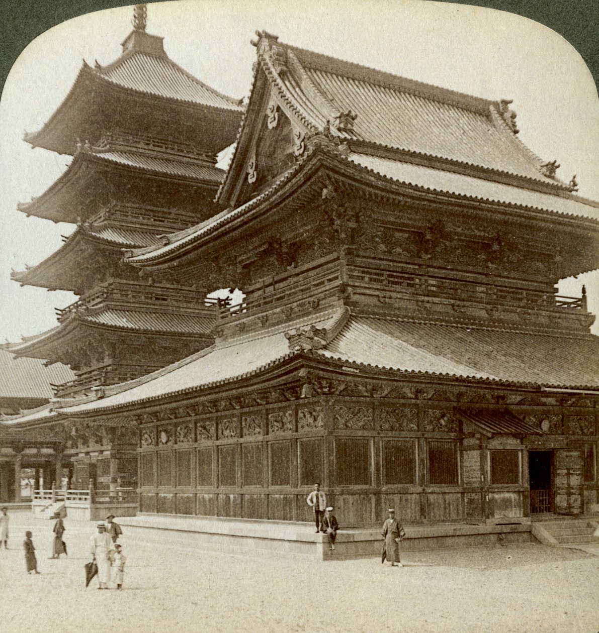 S Tate ly sp Endo r Ofe Viewpoint Oji Hand MP, Kosaka, Japan, 1904 af Underwood and Underwood