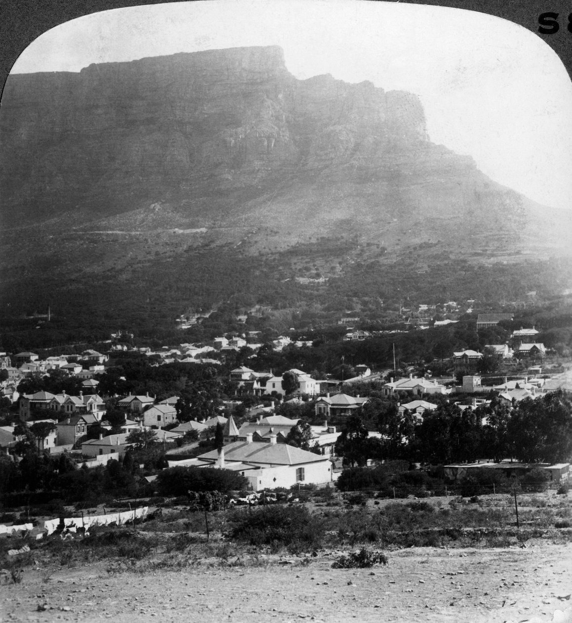 Taffelbjerget, Cape Town, Sydafrika. af Underwood and Underwood