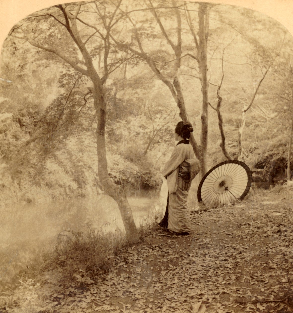 Efterårets gyldne dage i Japan, 1896. af Underwood and Underwood