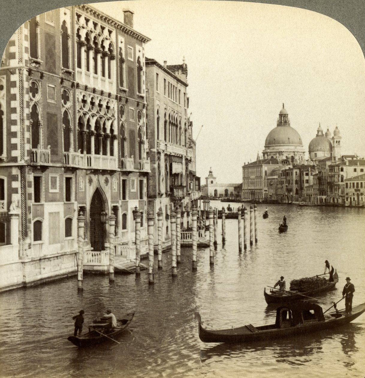 Canal Grande, Venedig, Italien. af Underwood and Underwood