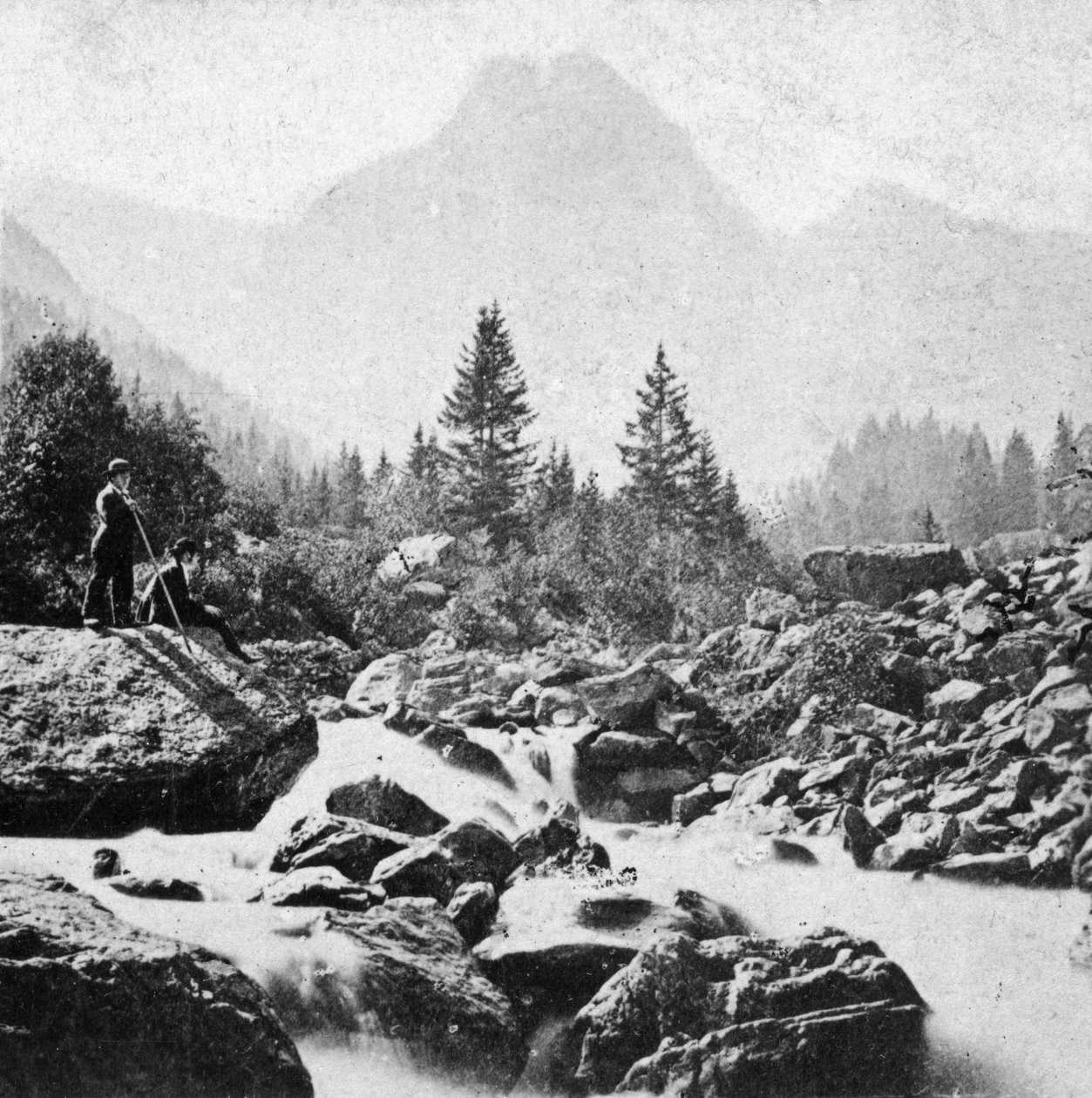 Wellhorn ved Rosenlain, Schweiz, begyndelsen af det 20. århundrede. af Underwood and Underwood