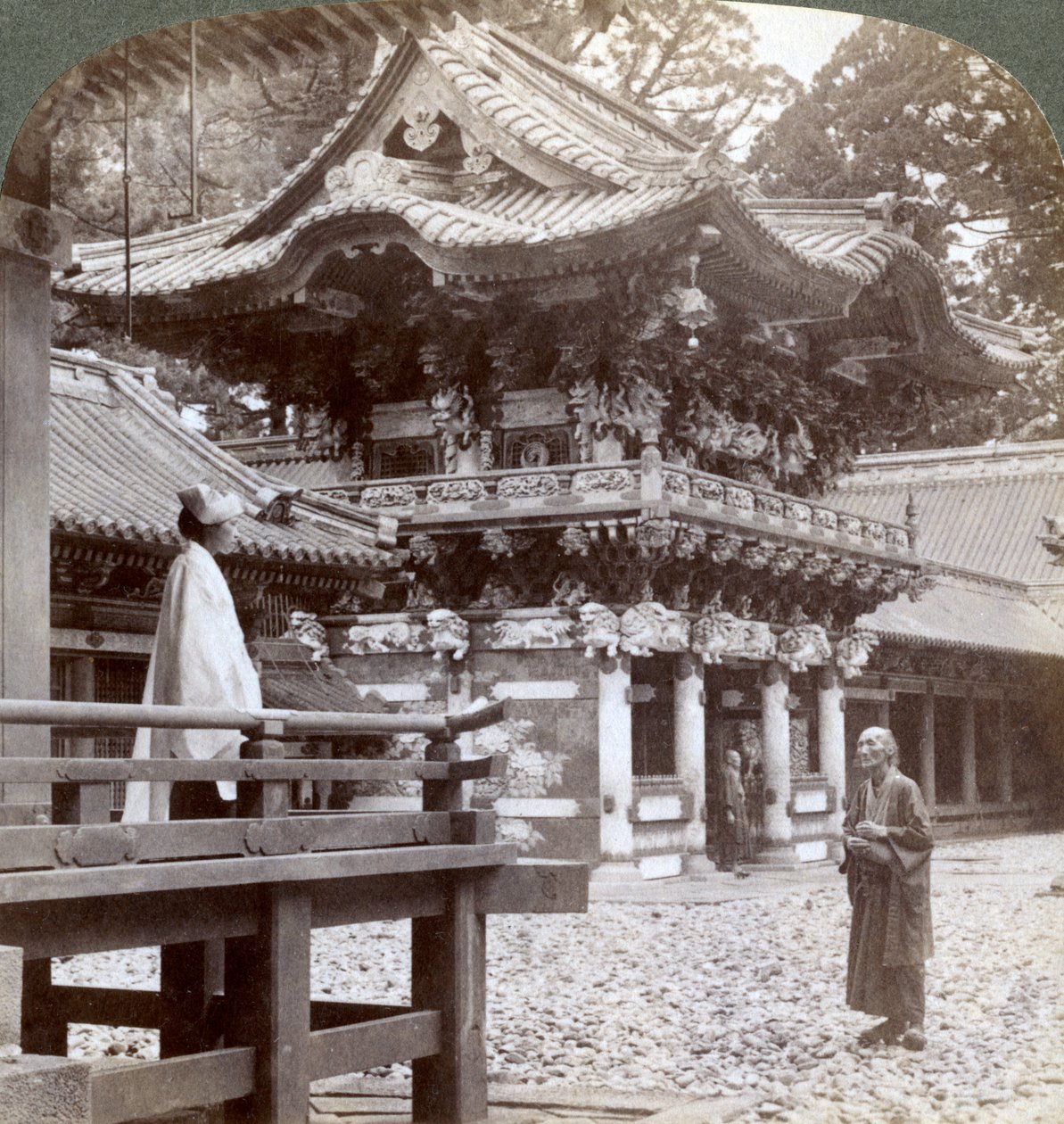 Nat prestigefyldt hånd, buddy st hand MP, oversat af Nikko, Japan, 1904 af Underwood and Underwood