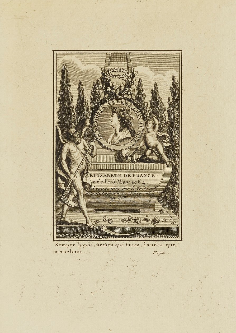 Elizabeth de France, i Memoria af Unidentified