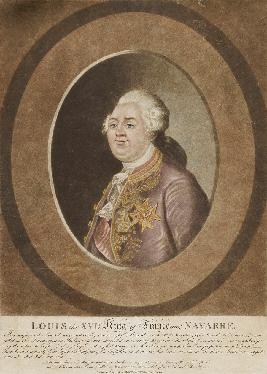 Ludvig XVI, konge af Frankrig og Navarra af Unidentified