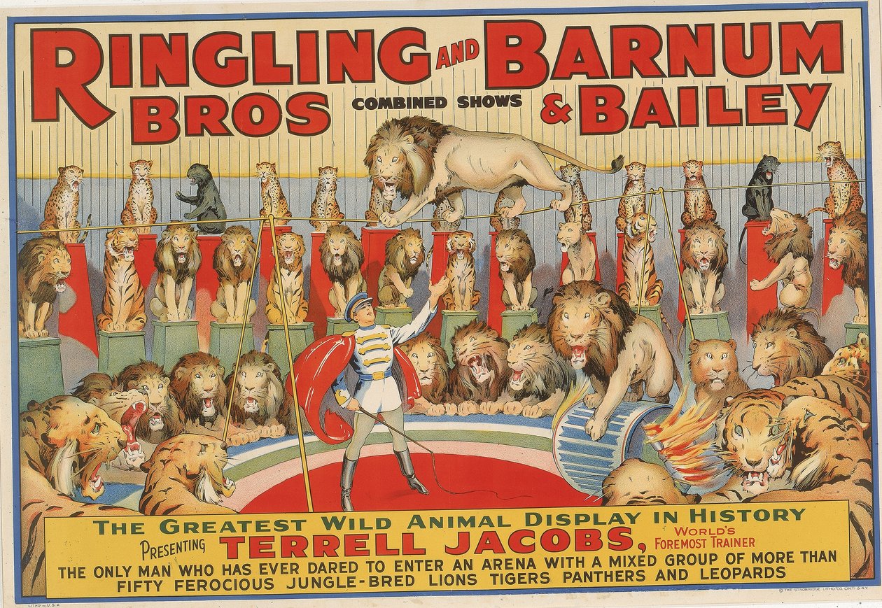 Ringling Bros. og Barnum  Bailey Combined Shows: Den største opvisning af vilde dyr i historien af Unidentified
