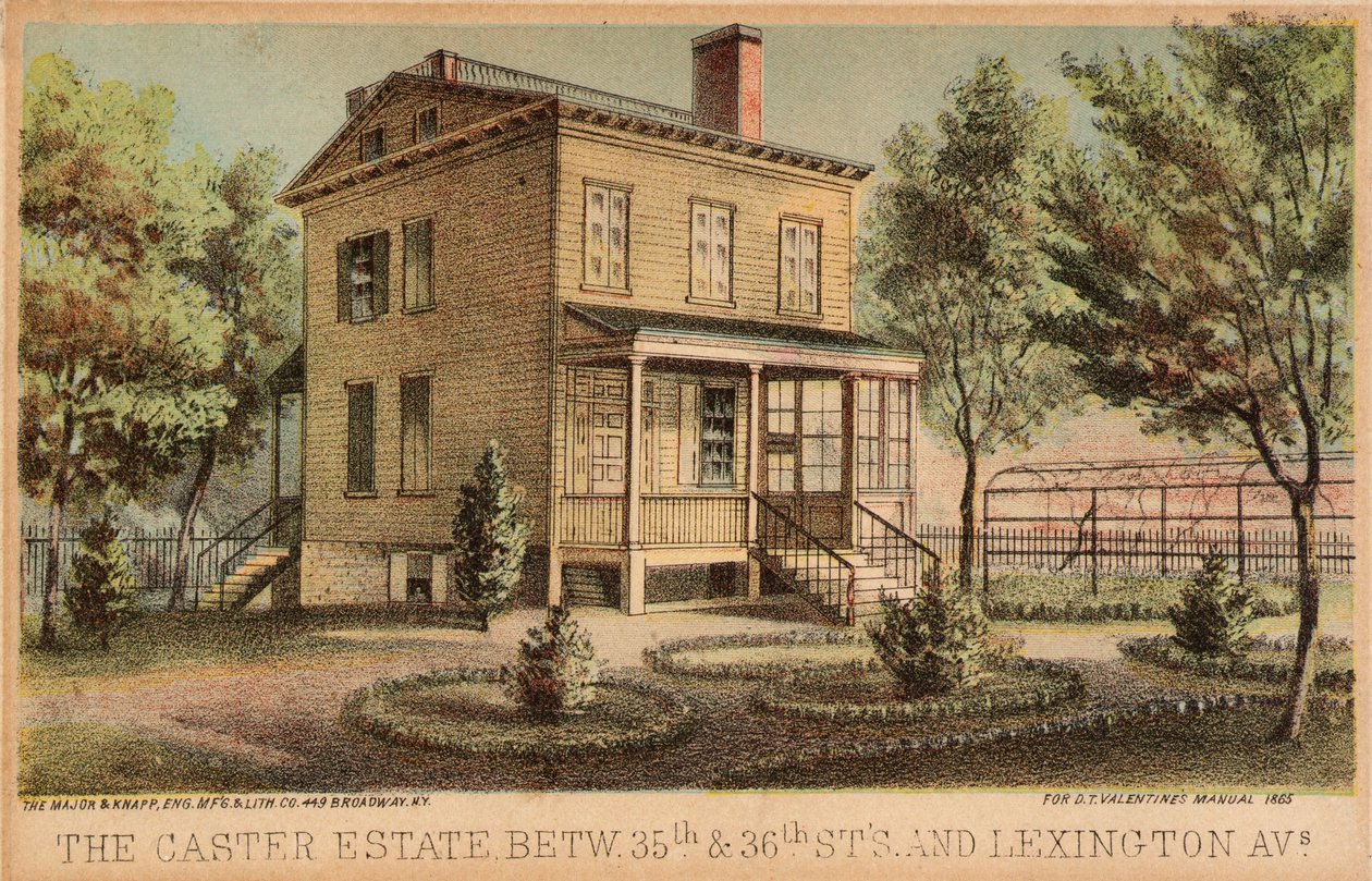 Carter Estate mellem 35th og 36th Street og Lexington Avenue af Unidentified
