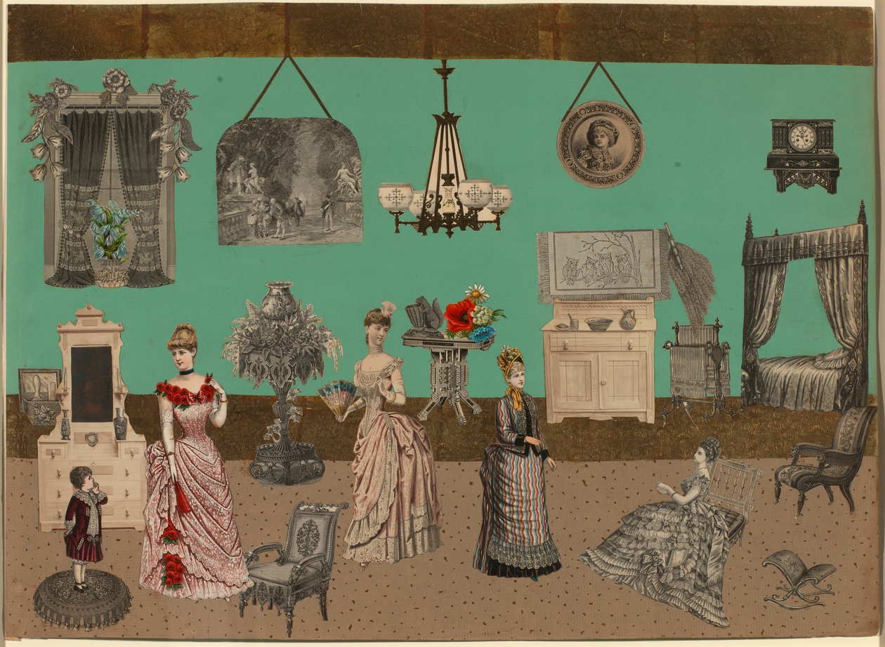 Uden titel (victoriansk collage) af Unidentified