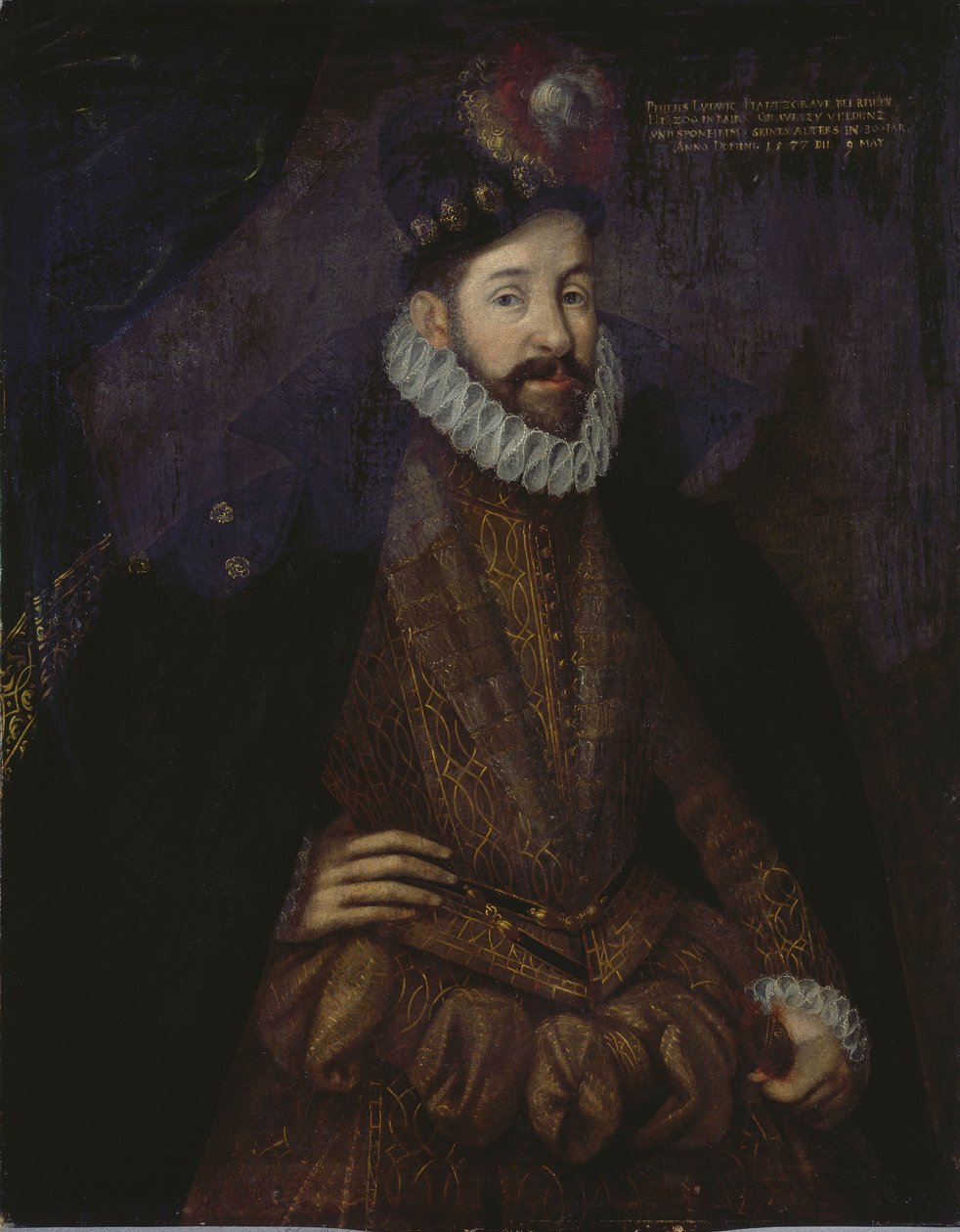 Portræt af grev Palatiner Philipp Ludwig von Neuburg af Unknown