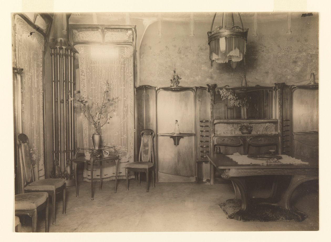 Spisestue, Hôtel Guimard, rue Mozart af Unknown