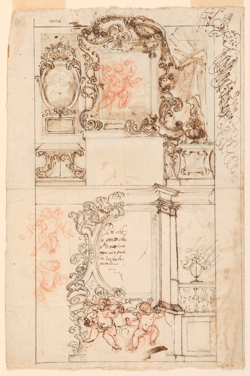 Tegning, alter af Unknown