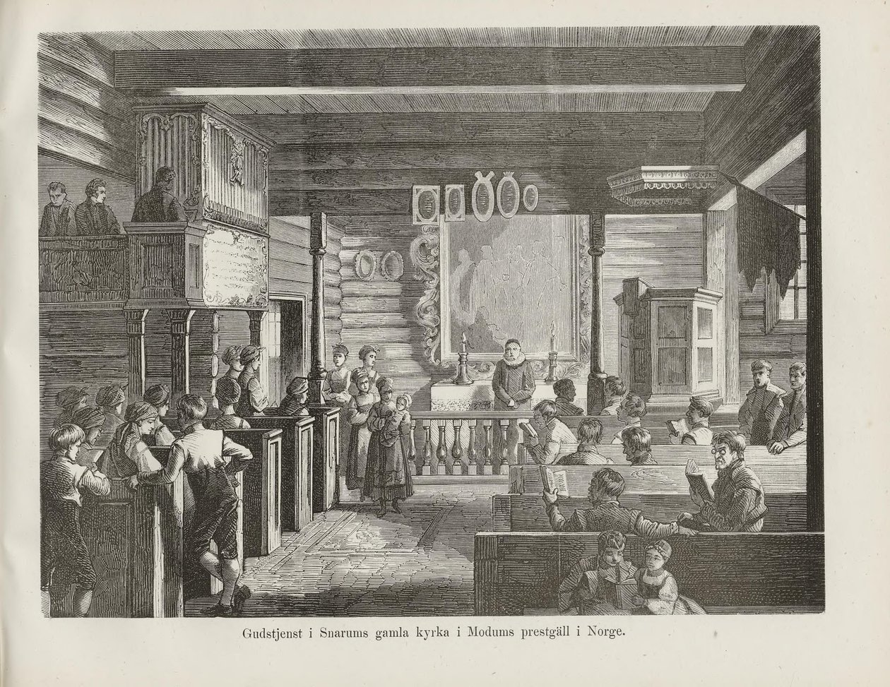 Illustration hentet fra bogen Nordiska taflor af en ukendt forfatter og udgivet af Albert Bonnier af Unknown