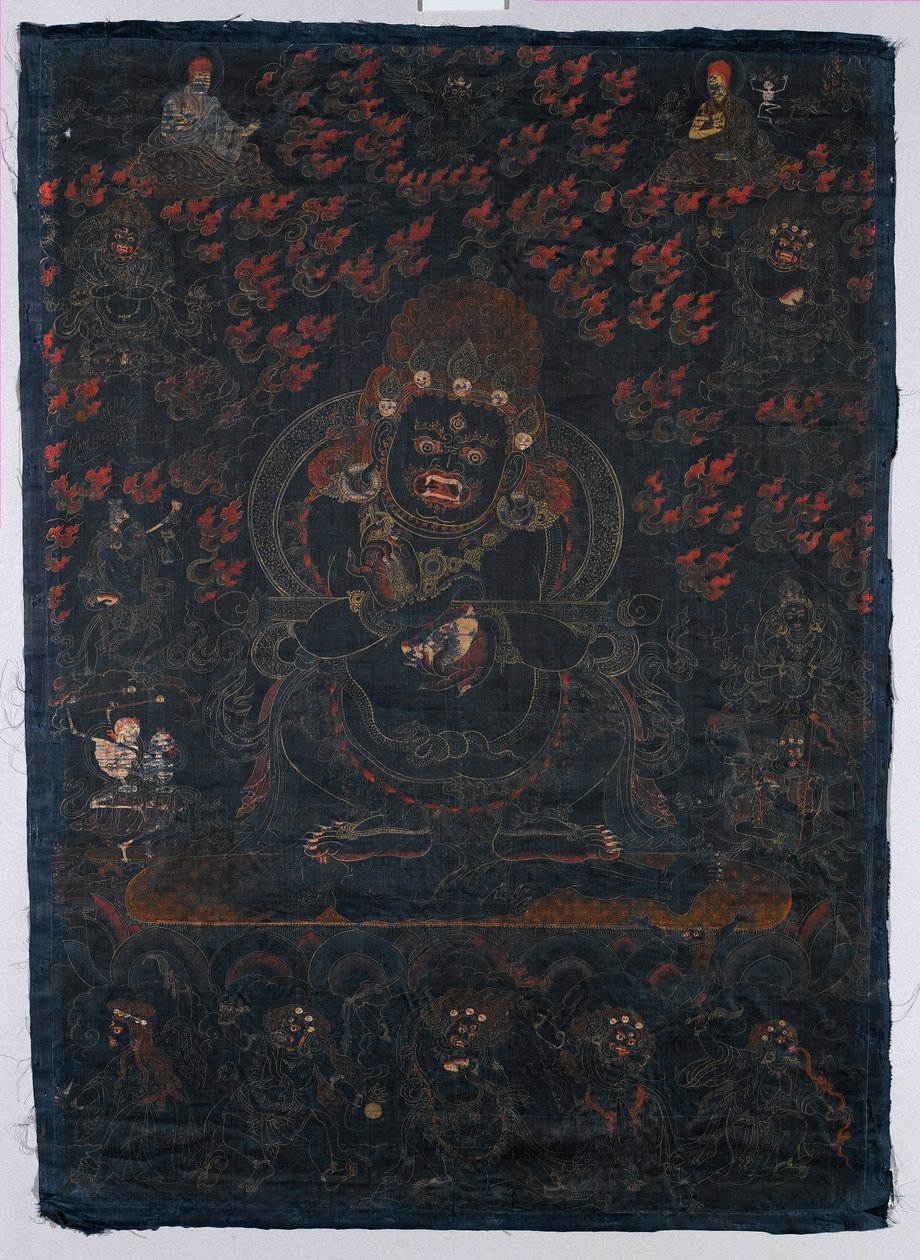 Mahakala, teltbeskytter, Tibet. af Unknown