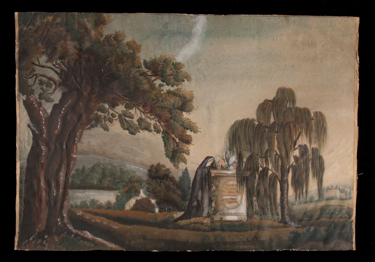 Mindescene for fru Salome Wood af Unknown