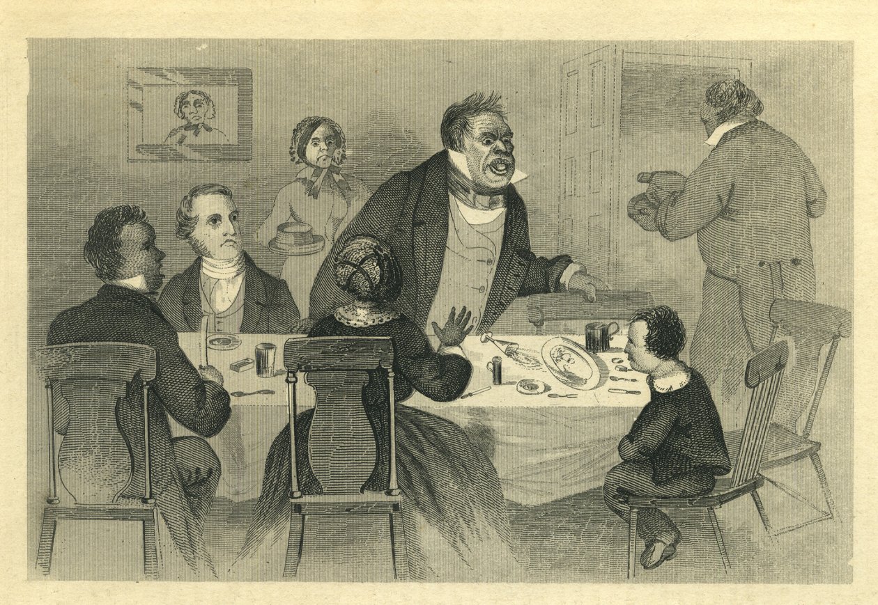 Store forventninger - Onkel Pumblechook under påvirkning af tjære, ca. 1862 af Unbekannt Unbekannt