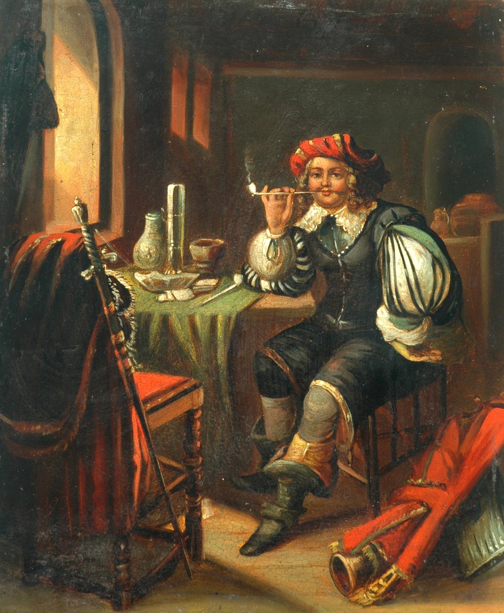 Mand ryger af Unknown