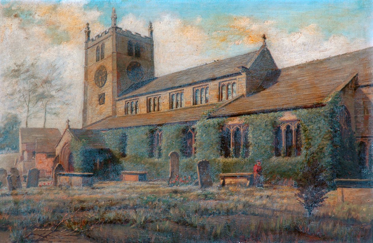 Sognekirke, Bingley, ca. 1892 af Unknown