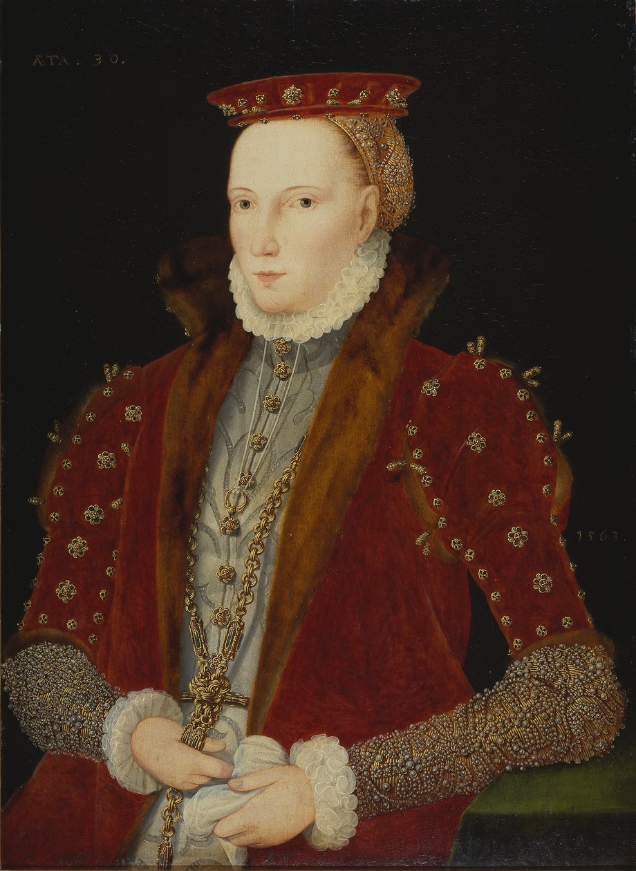 Portræt af en dame, menes at være dronning Elizabeth I, 1563 af Unbekannt Unbekannt