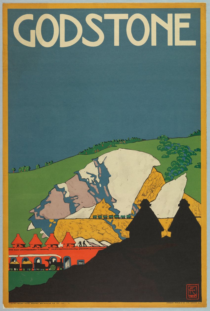 Plakat, Godstone, London Underground, 1915 af Unknown