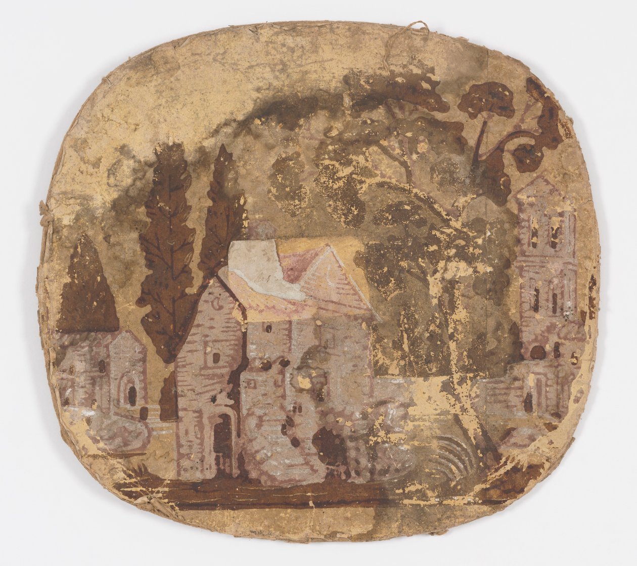 Bandbox -låg, slotte i Spanien, 1835 af Unknown