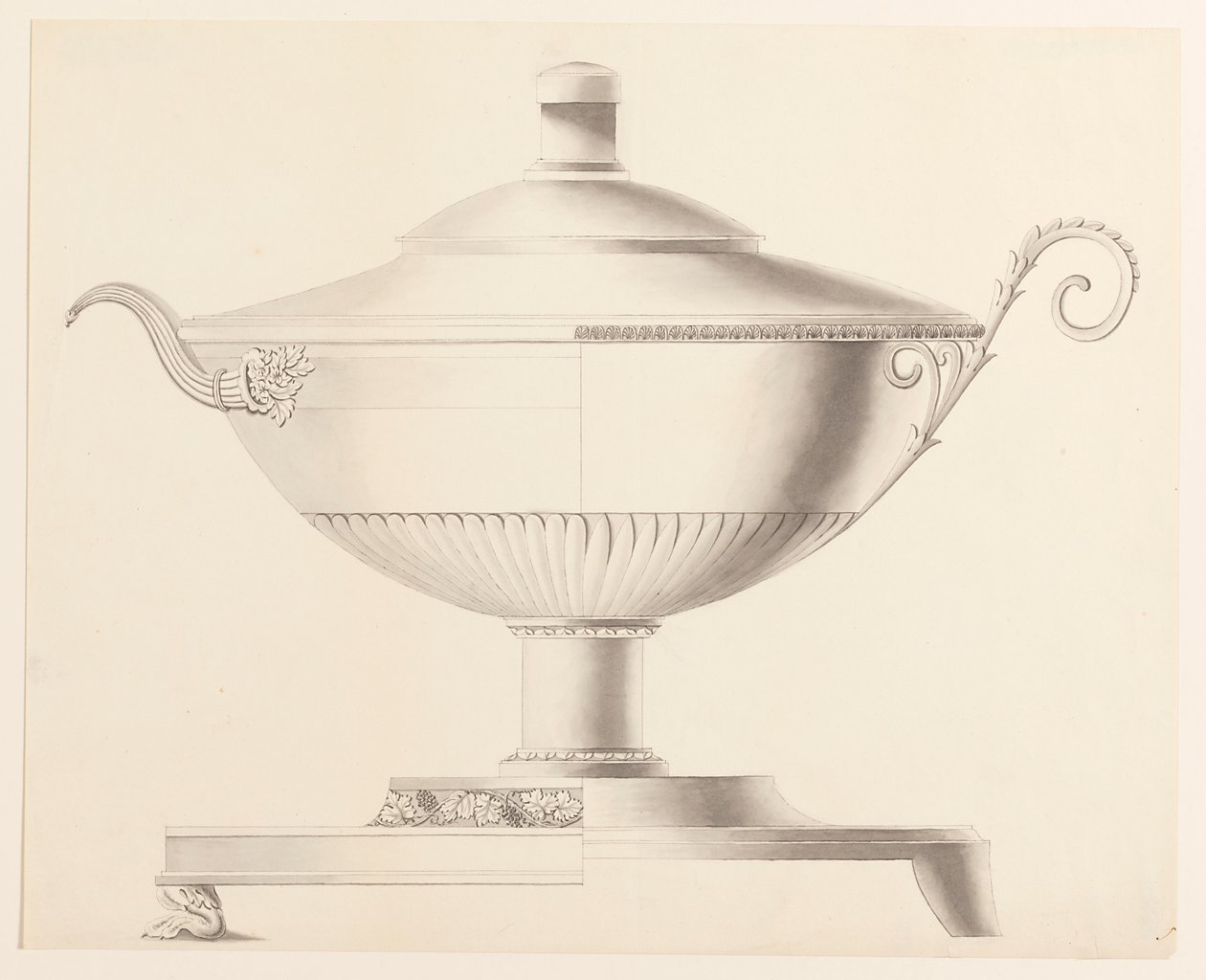 Design til en Tureen med Alternativ af Unknown